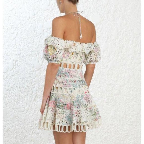 ZIMMERMANN / Heathers Off Shoulder Dress (LONG WEEKEND SALE/ one pc only) - Picture 3 of 12